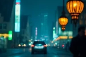 《白鸟与铁轨》雪后铁轨向远方延伸的画面